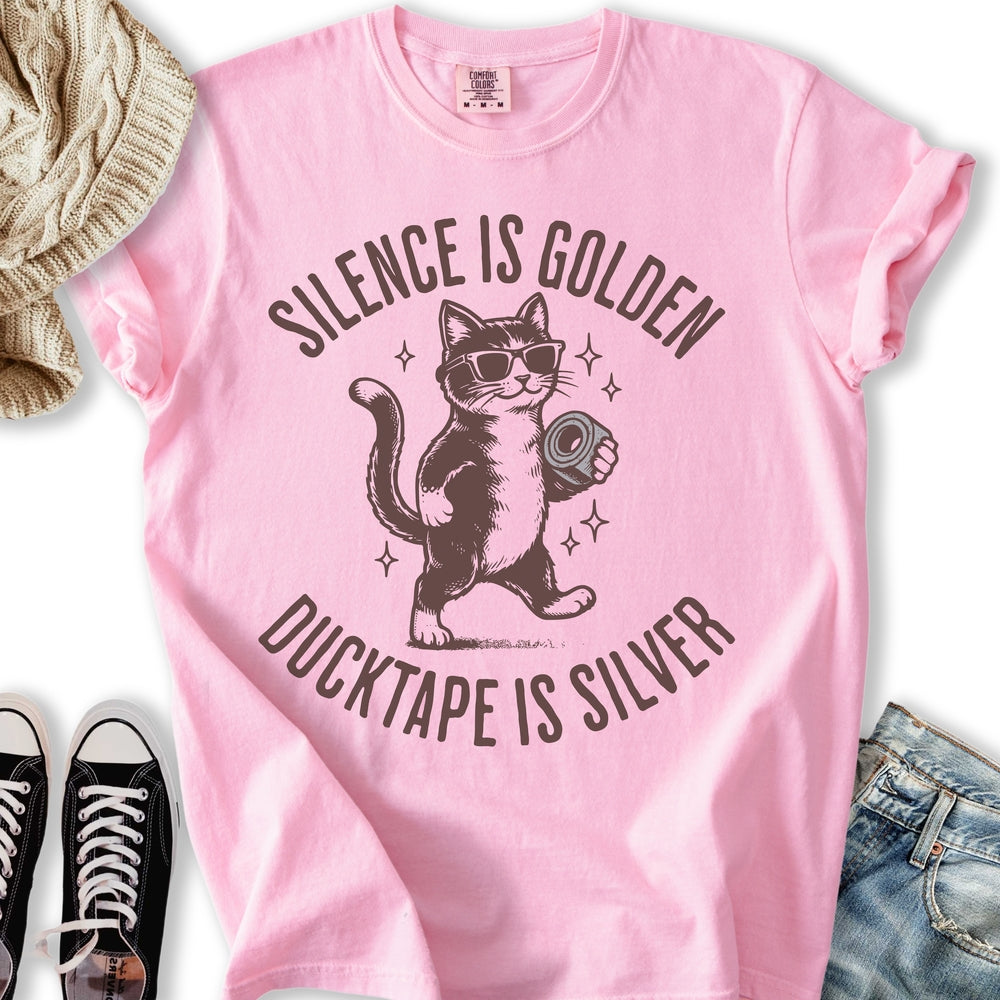 Silence Is Golden Relaxed Tee