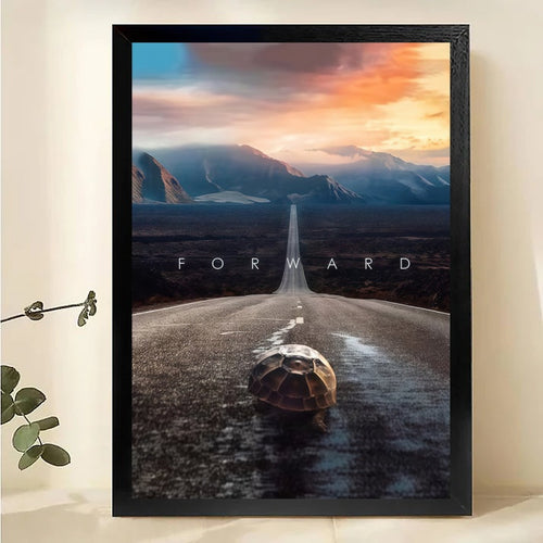 Forward Motivational Wall Art - Inspirational Road Print