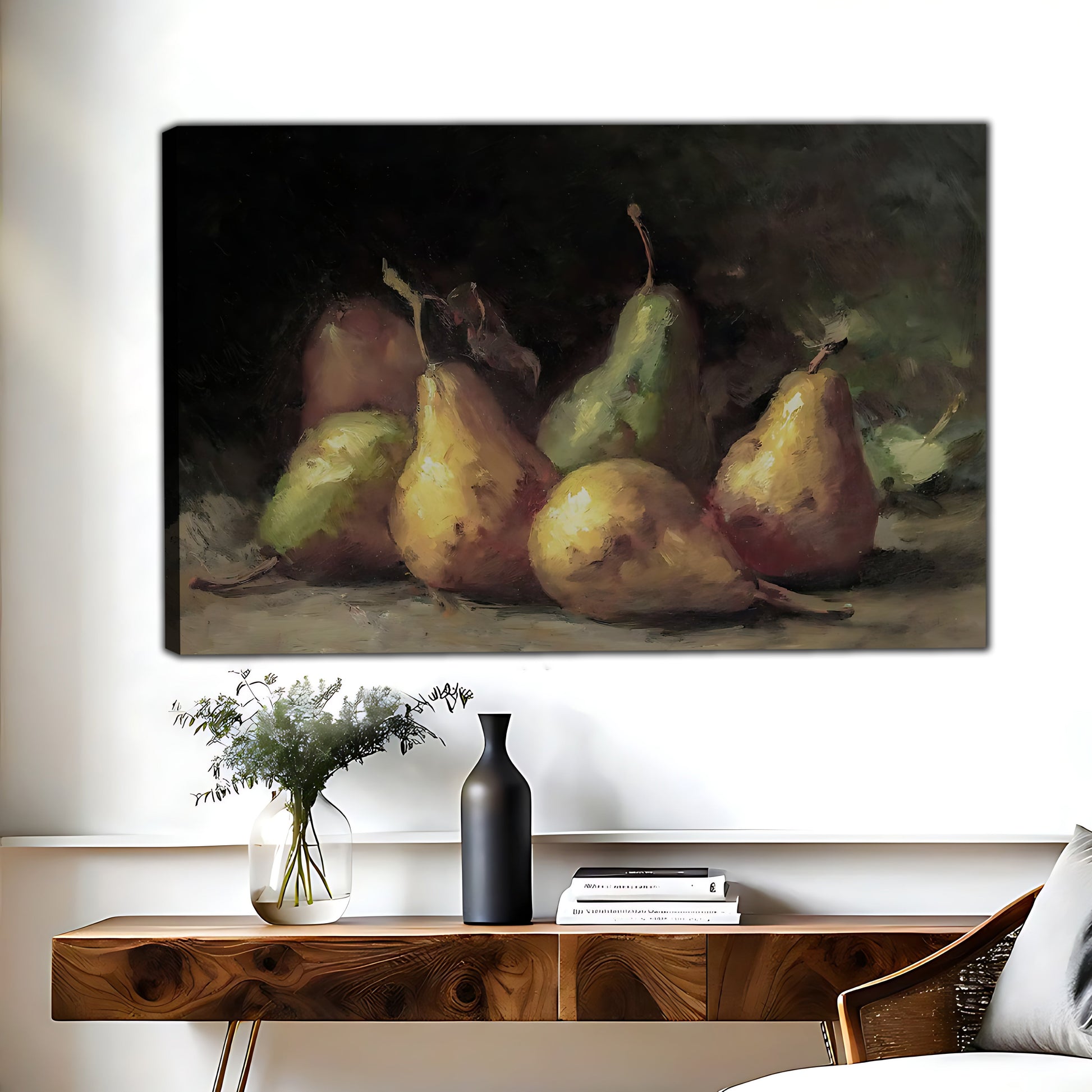 W420 Natural Wood Grain Canvas Decorative Painting – Abstract Art | Ideal for Living Rooms and Offices
