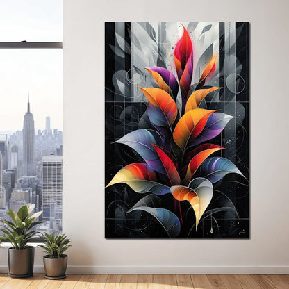 Spectrum Foliage Fusion Canvas Wall Art