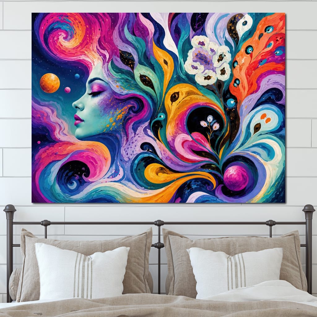 Cosmic Daydream Canvas Wall Art