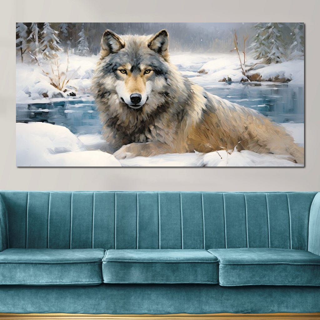 Winters Majestic Guardian Canvas Wall Art