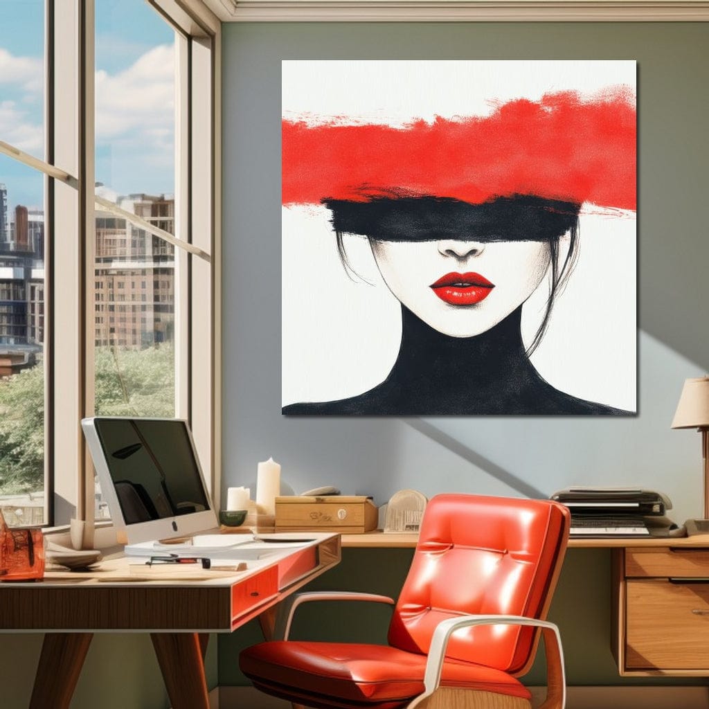 Radiant Allure Portrait Mystique Canvas Wall Art