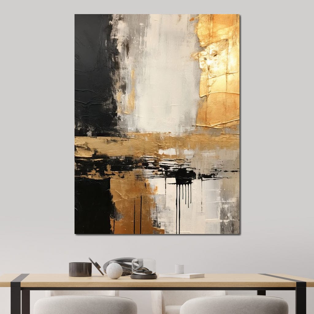 Gold Amber Shades Canvas Wall Art
