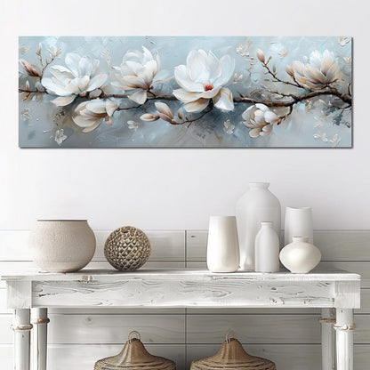 Serene Blossom Symphony Canvas Wall Art