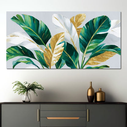 Gold Leaf Botanical Palmdream Canvas Wall Art