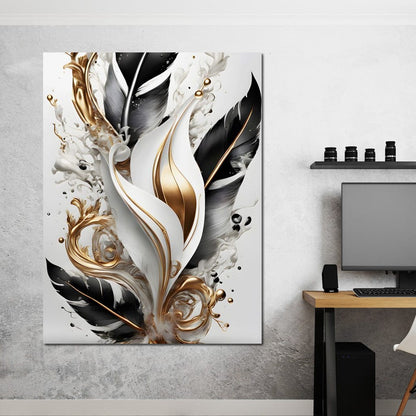 A feather's dream Canvas Wall Art