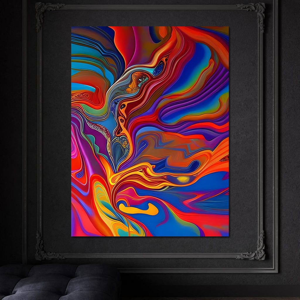 Colorful Contemporary Art 242 Canvas Wall Art