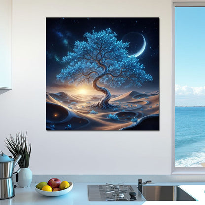The Celestial Tree Canvas Wall Art