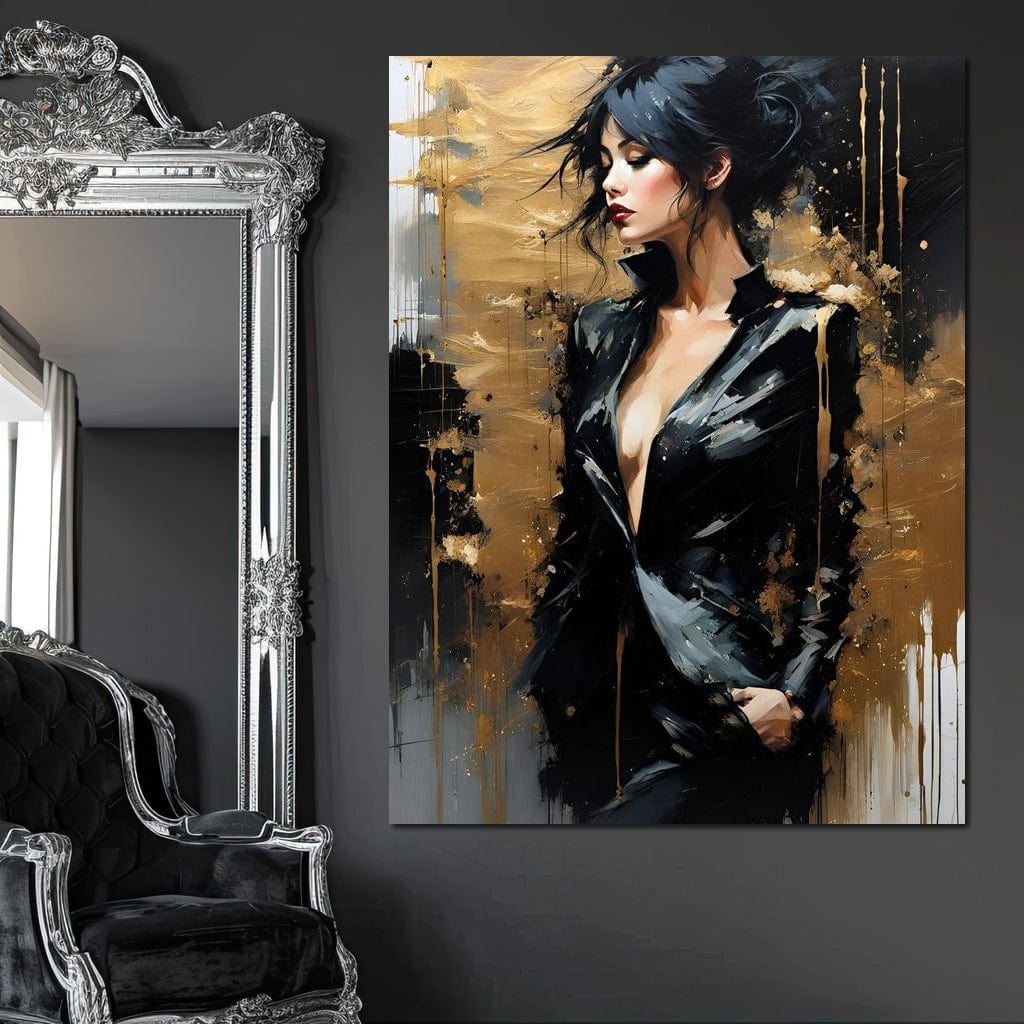 Female Portrait 0052 Canvas Wall Art