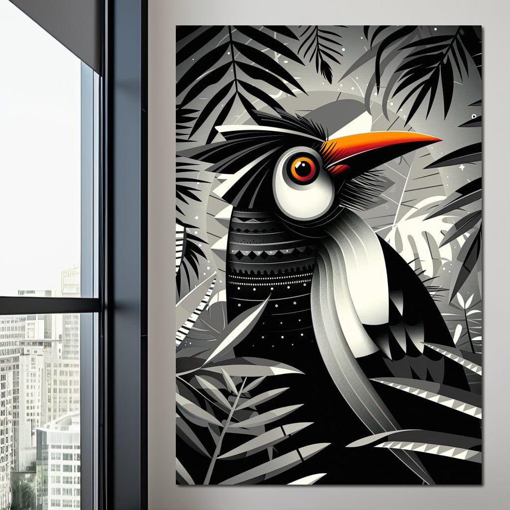 Tropical Trance Toucan Canvas Wall Art