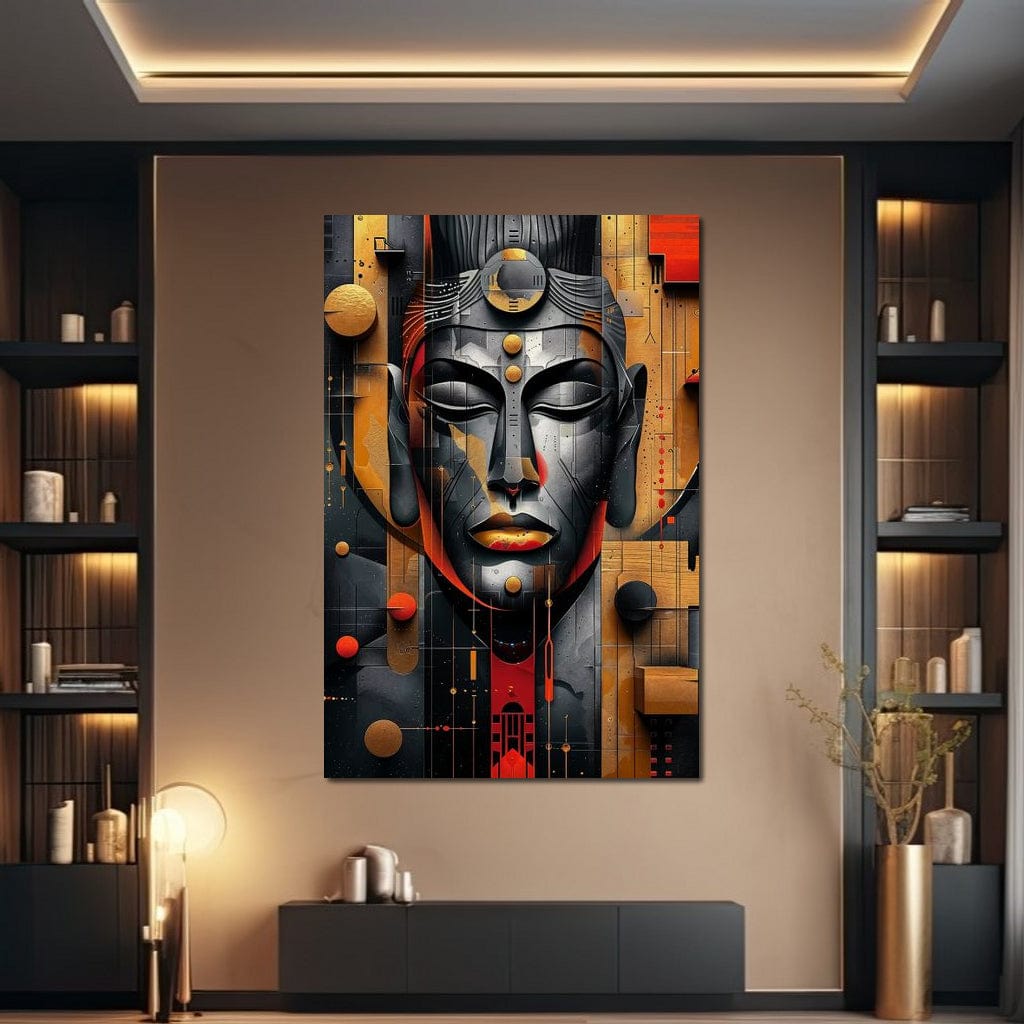 Solar Radiance Geometric Visions Canvas Wall Art