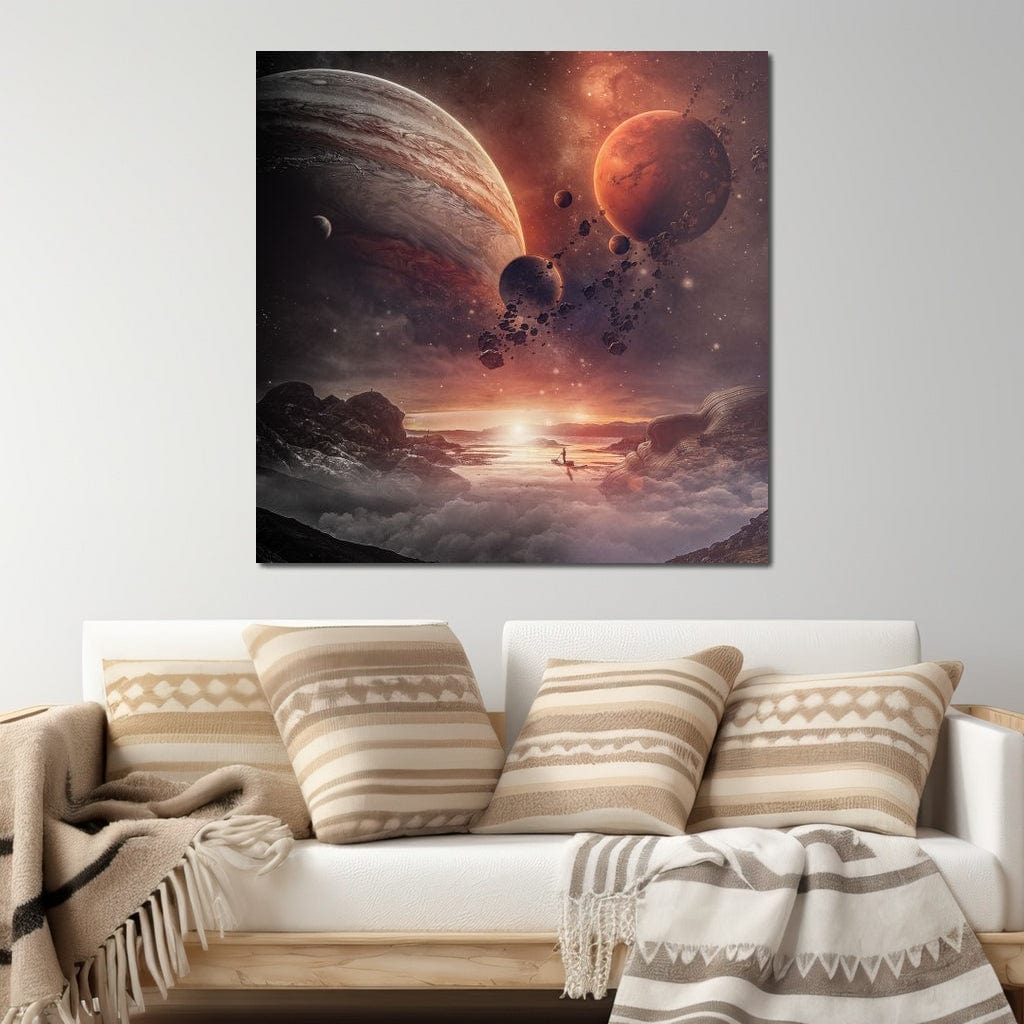 Surreal Space Canvas Wall Art