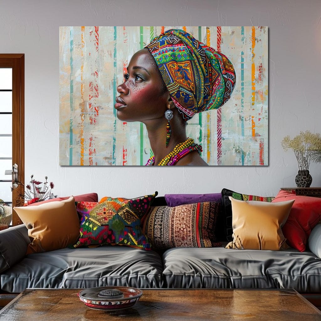 Vibrant Cultural Essence Canvas Wall Art