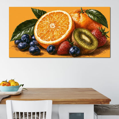 Harvest Of The Ripe Orchard Canvas Wall Art