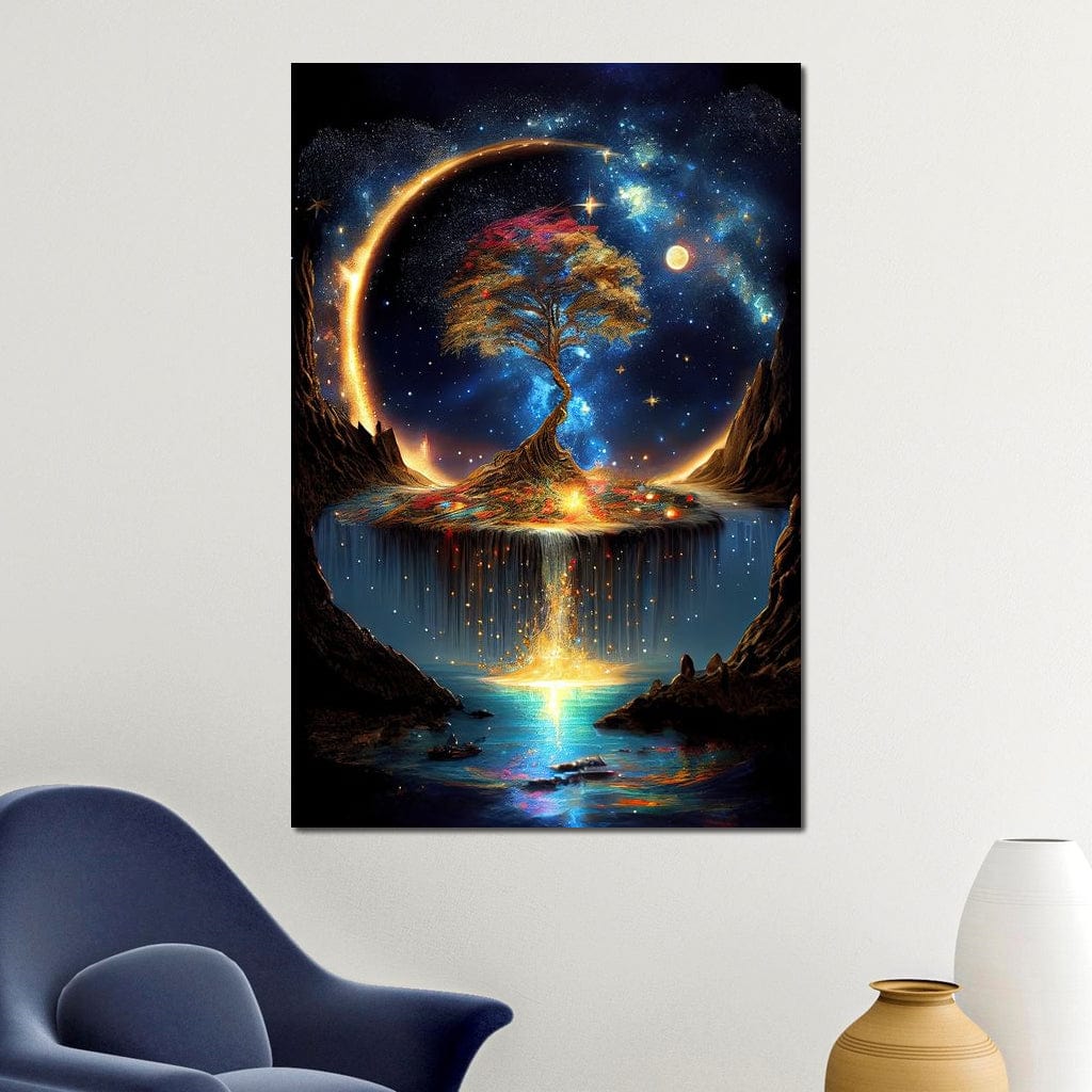 Mythical Tree Canvas Wall Art