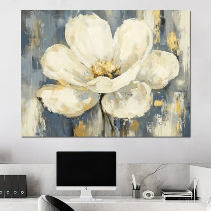 Petals of Tranquil Blossom Canvas Wall Art