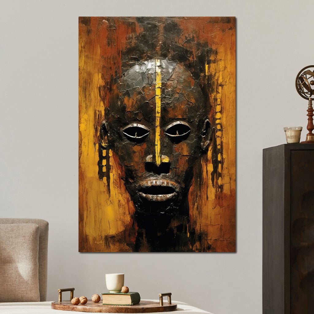 Tribal Mask 16 Canvas Wall Art