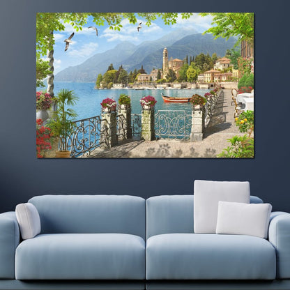 Italian Promenade Canvas Wall Art