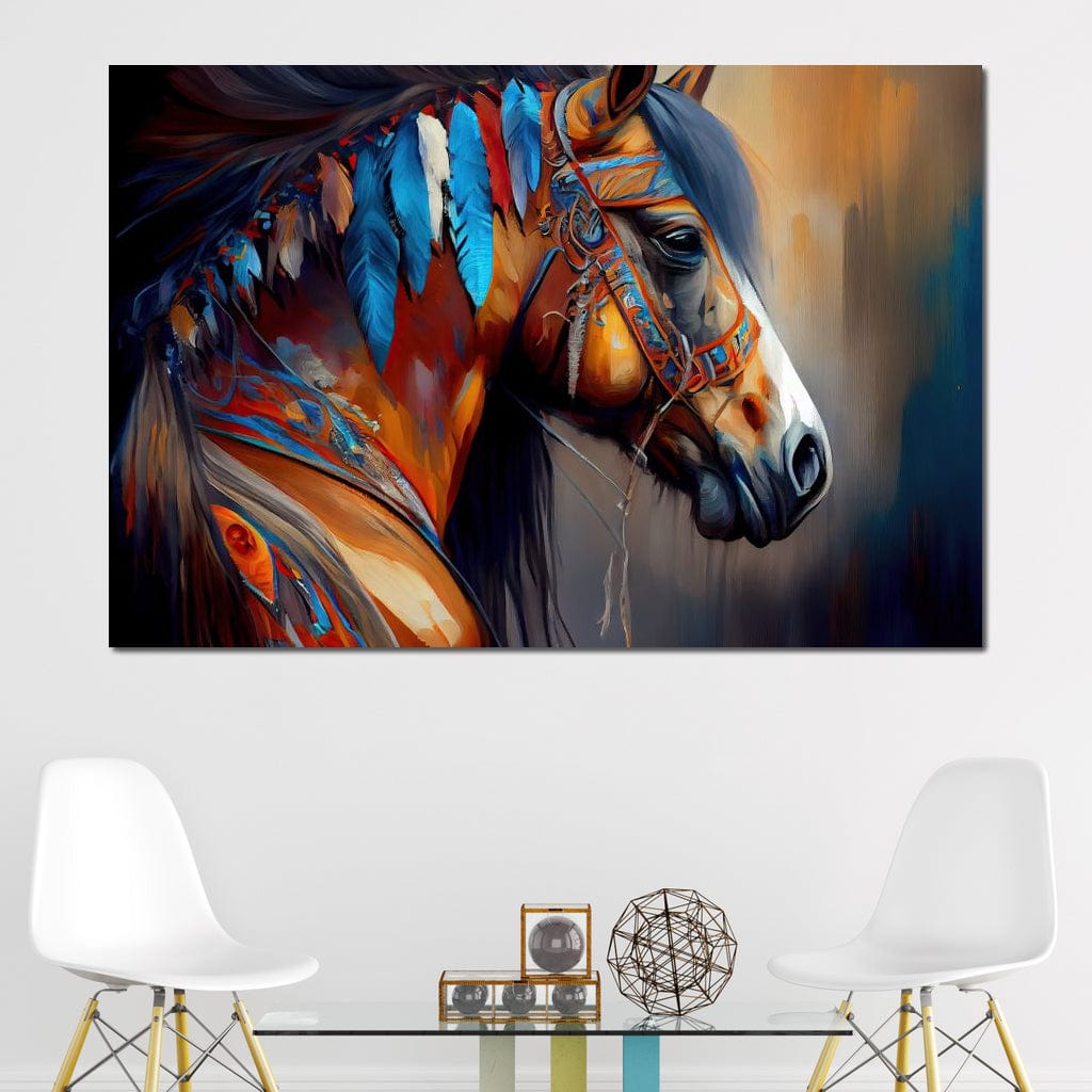 Cherokee Horse 5 Canvas Wall Art