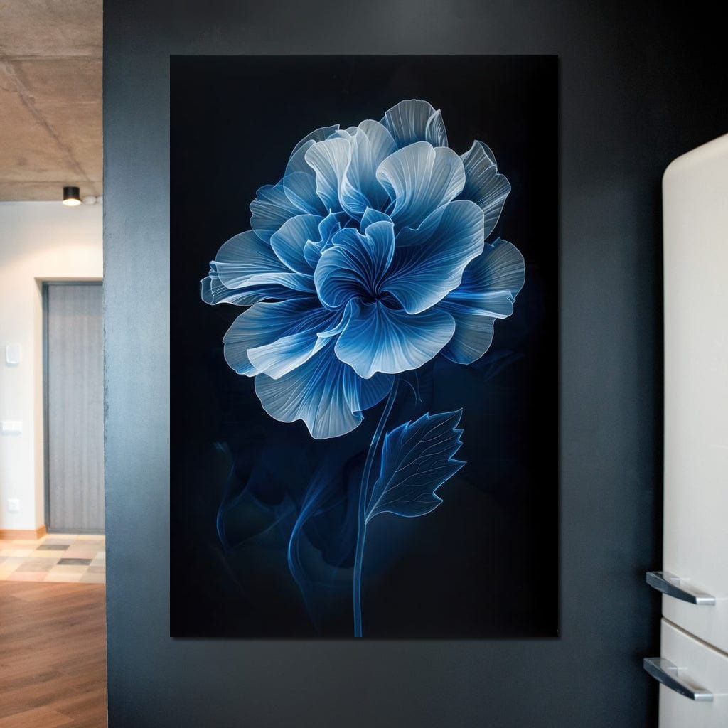 Blue Dream Blossom Canvas Wall Art