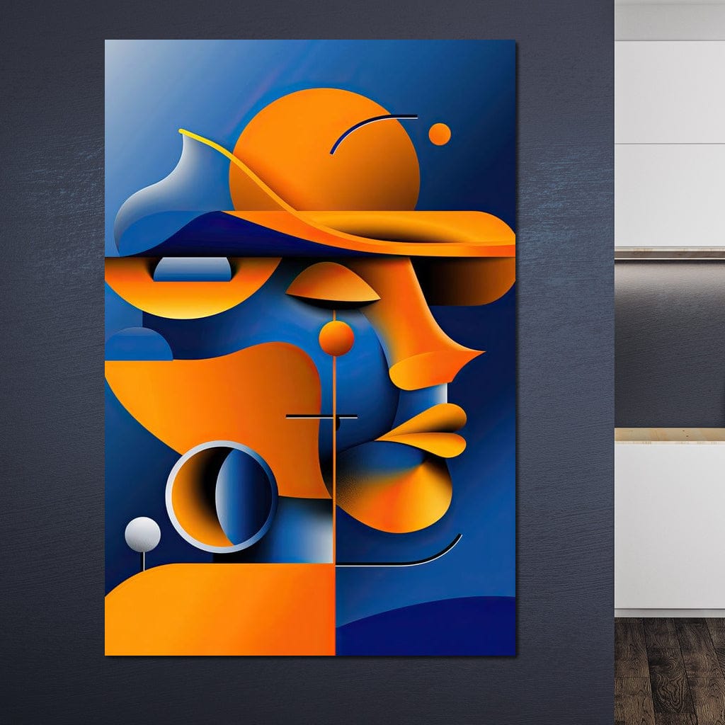 Geometric Muse Canvas Wall Art