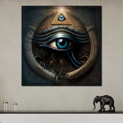 Eye Of Horus Canvas Wall Art