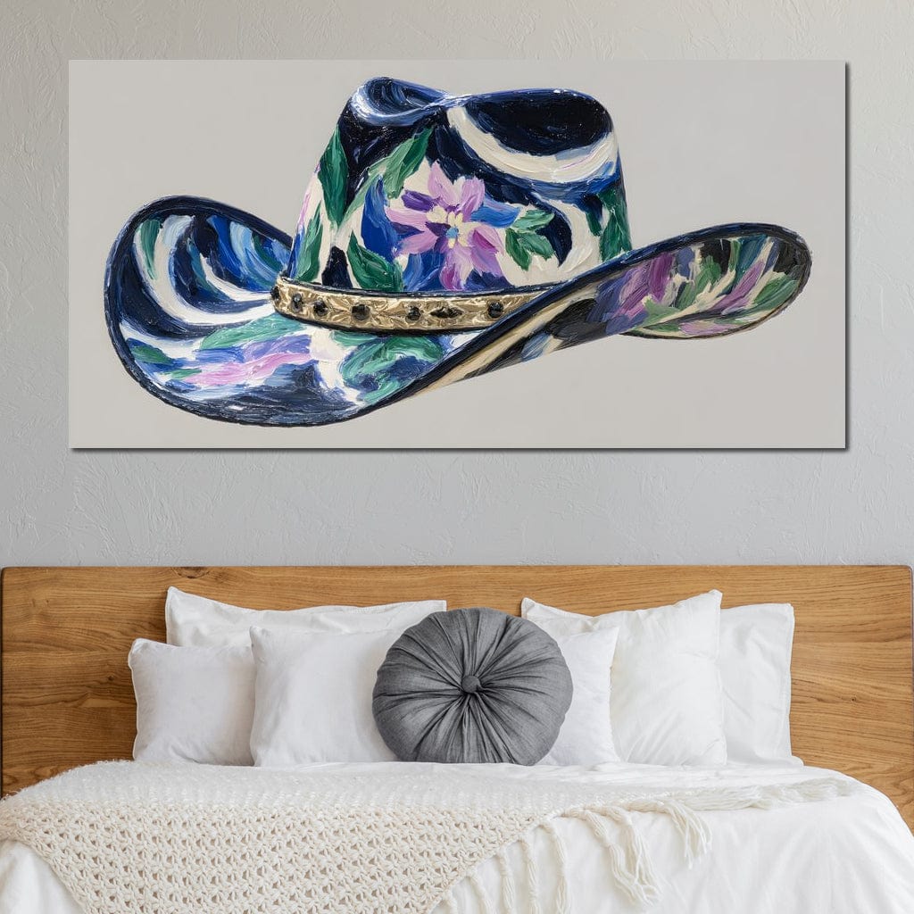 Floral Western Dreamscape Canvas Wall Art
