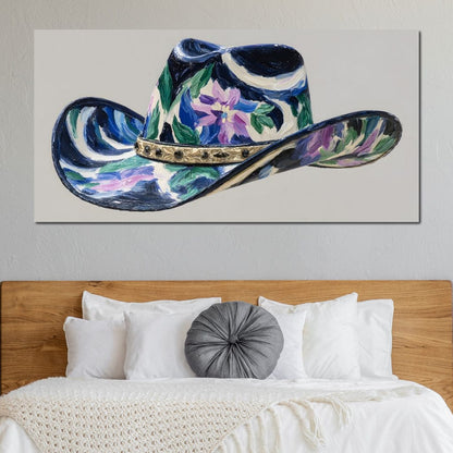 Floral Western Dreamscape Canvas Wall Art