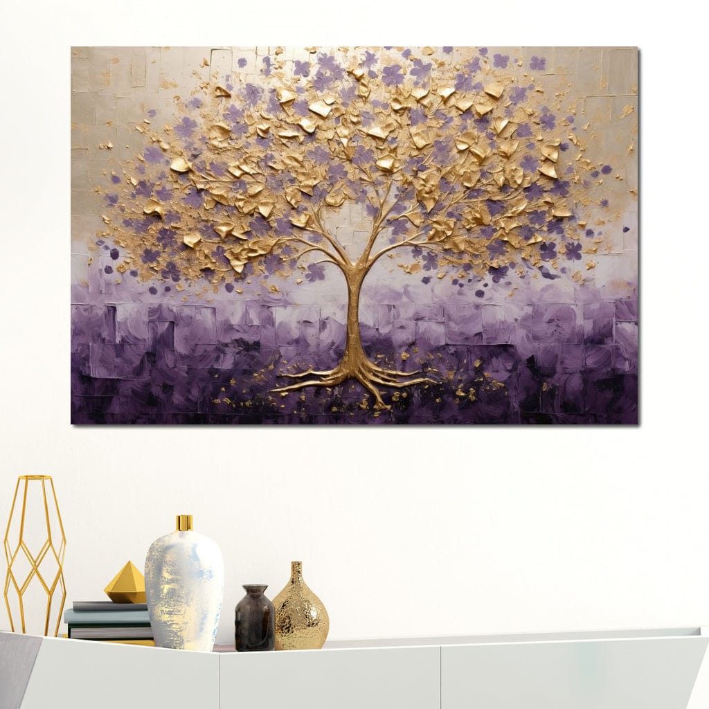 Golden Lisse Celebration Canvas Wall Art