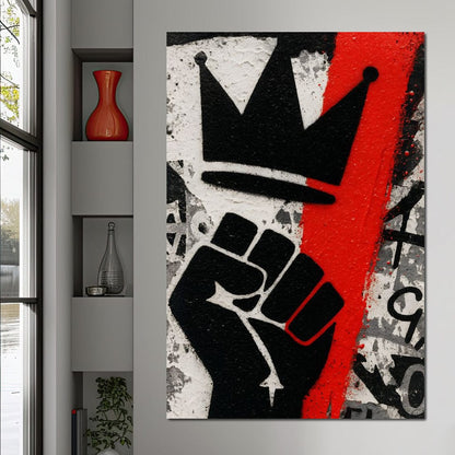 Crown of Unity Power Surge Canvas Wall Art