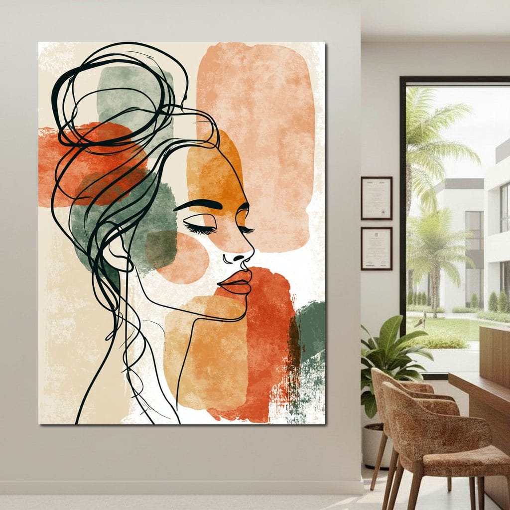 Contours of a Quiet Afternoon Canvas Wall Art