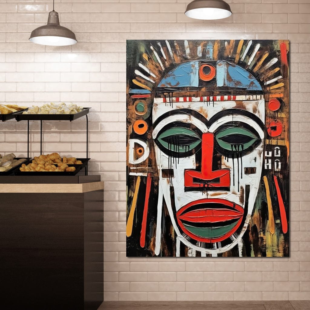 Tribal Mask 17 Canvas Wall Art