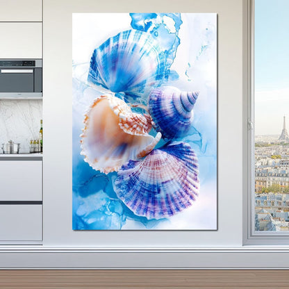Oceanic Seashells Dreamscape Canvas Wall Art