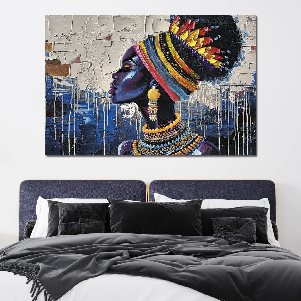 Sapphire Dreams of Africa Canvas Wall Art