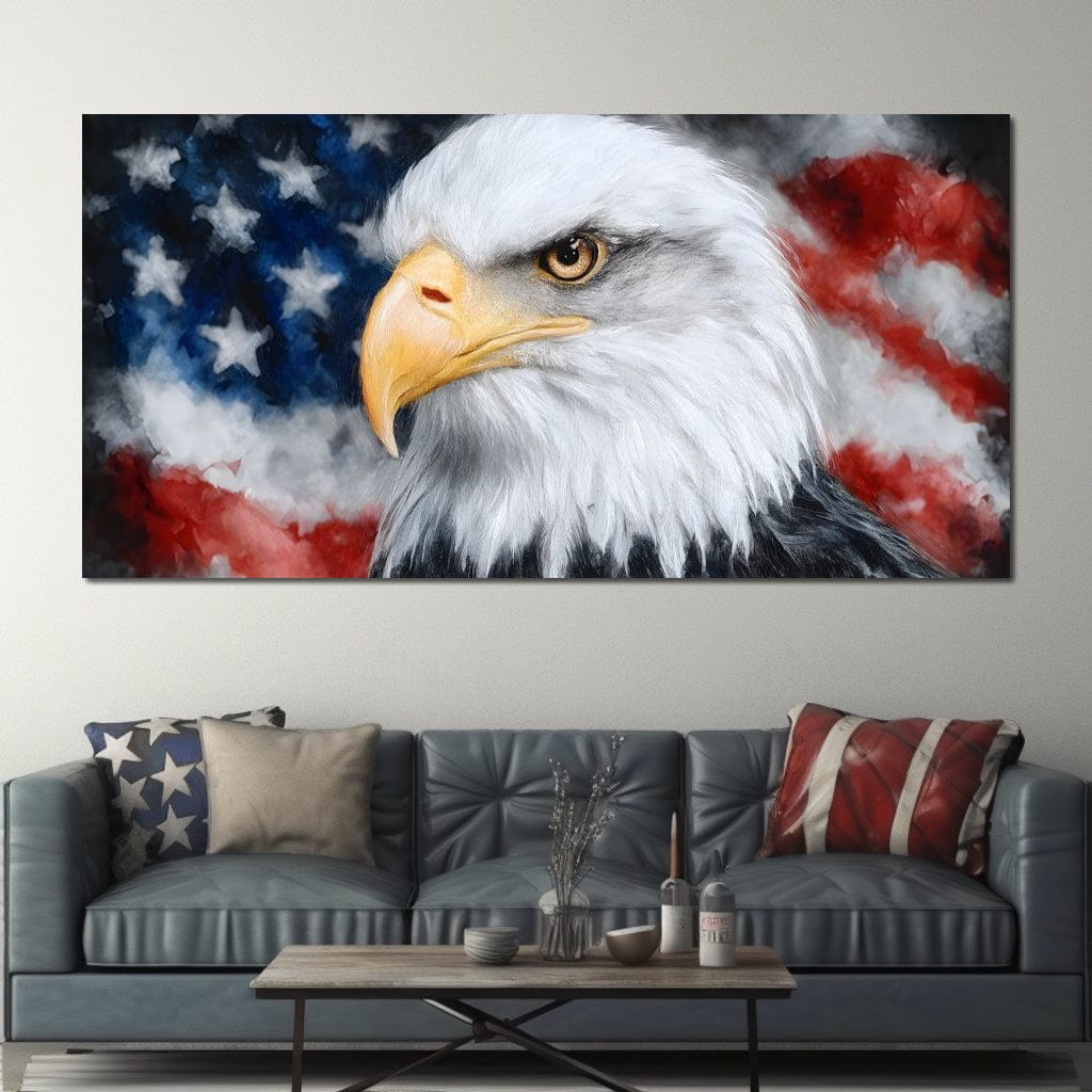 Majestic Eagle Essence Canvas Wall Art