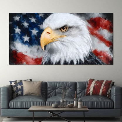 Majestic Eagle Essence Canvas Wall Art
