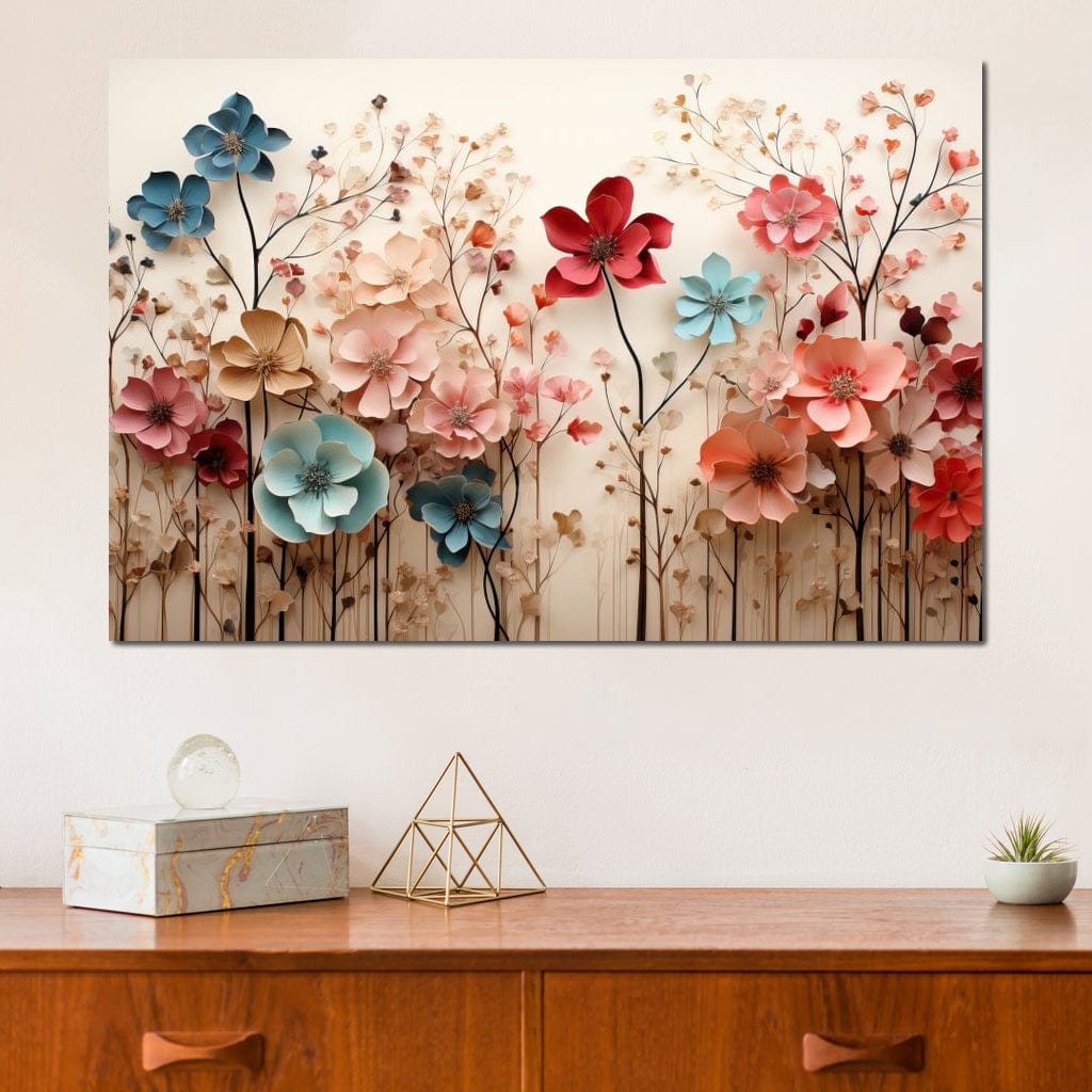 Spring Flowers Canvas Wall Art