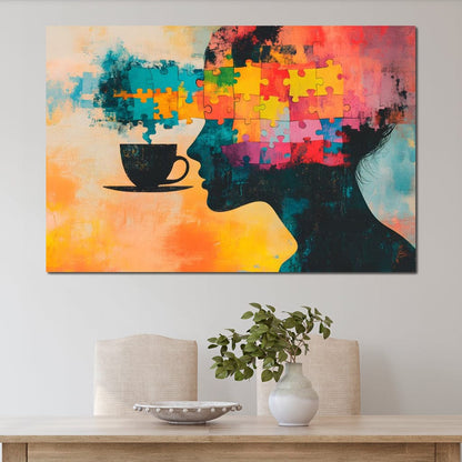 Mindful Puzzle Brewscape Canvas Wall Art