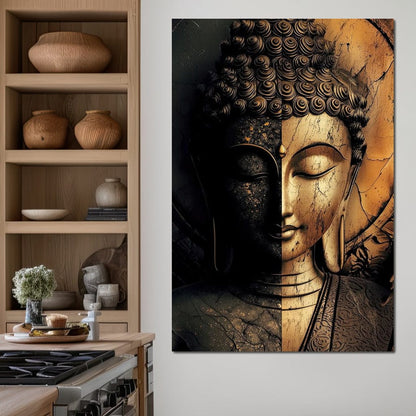 Harmony of Light and Shadow Canvas Wall Art