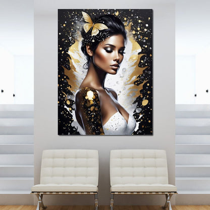 Female Portrait 194 Canvas Wall Art