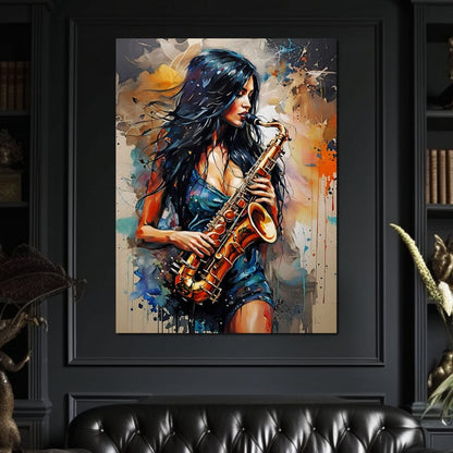 Female Portrait 078 Canvas Wall Art