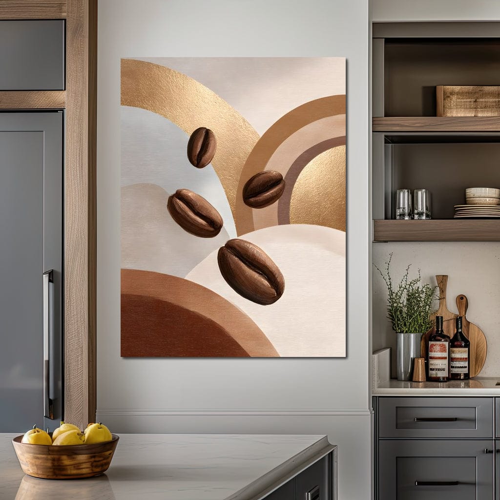 Java Coffee Beans Canvas Wall Art
