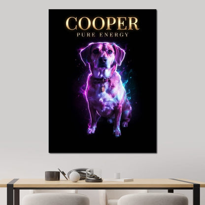 The Neon Pet Canvas Wall Art