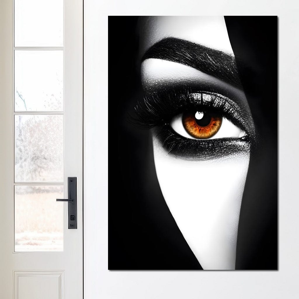 Eclipse of the Fiery Eye Canvas Wall Art