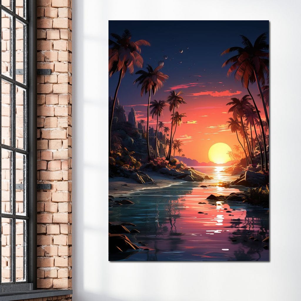 Summer Surf Escape Canvas Wall Art