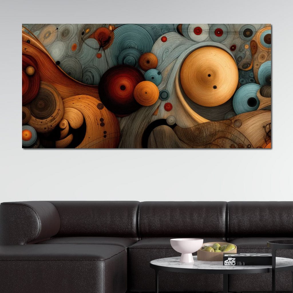 Microcosm Swirl Canvas Wall Art