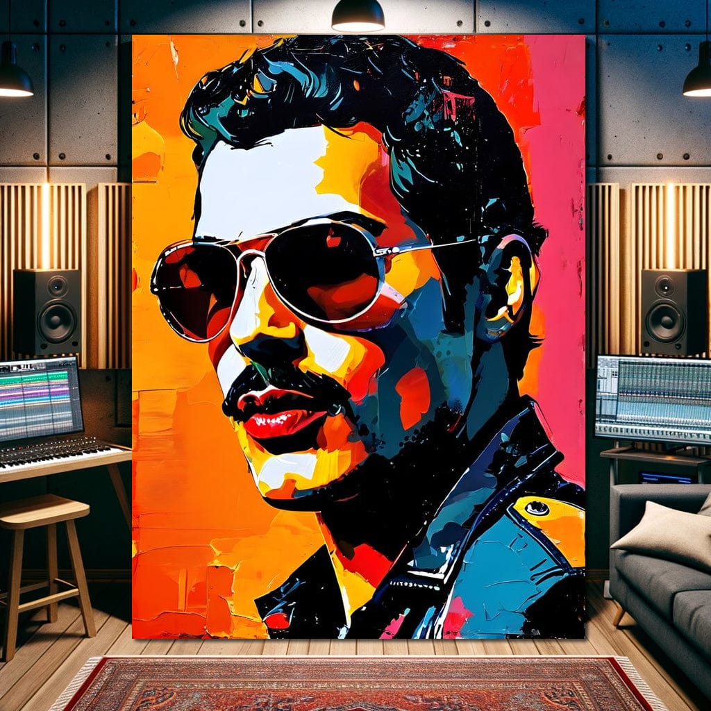 Freddie Mercury Canvas Wall Art
