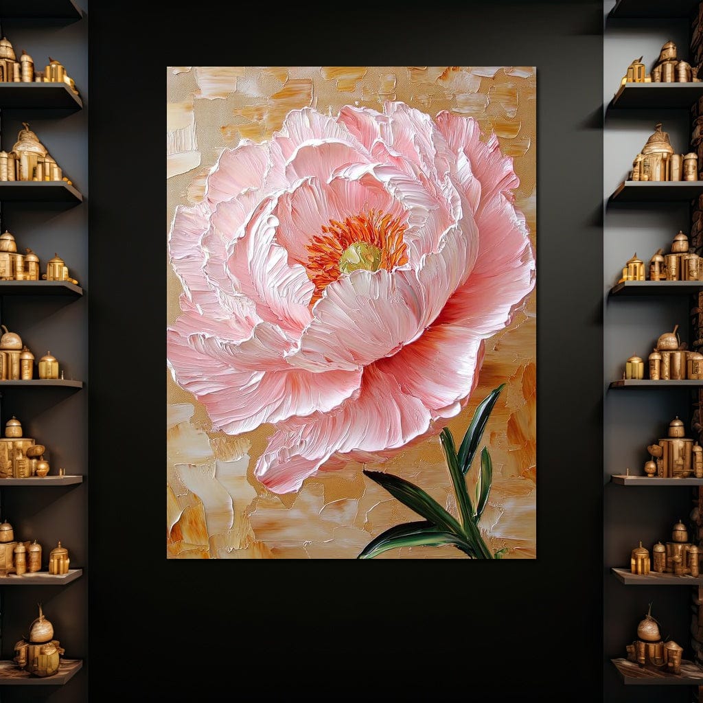 Petal Symphony of Radiance Canvas Wall Art