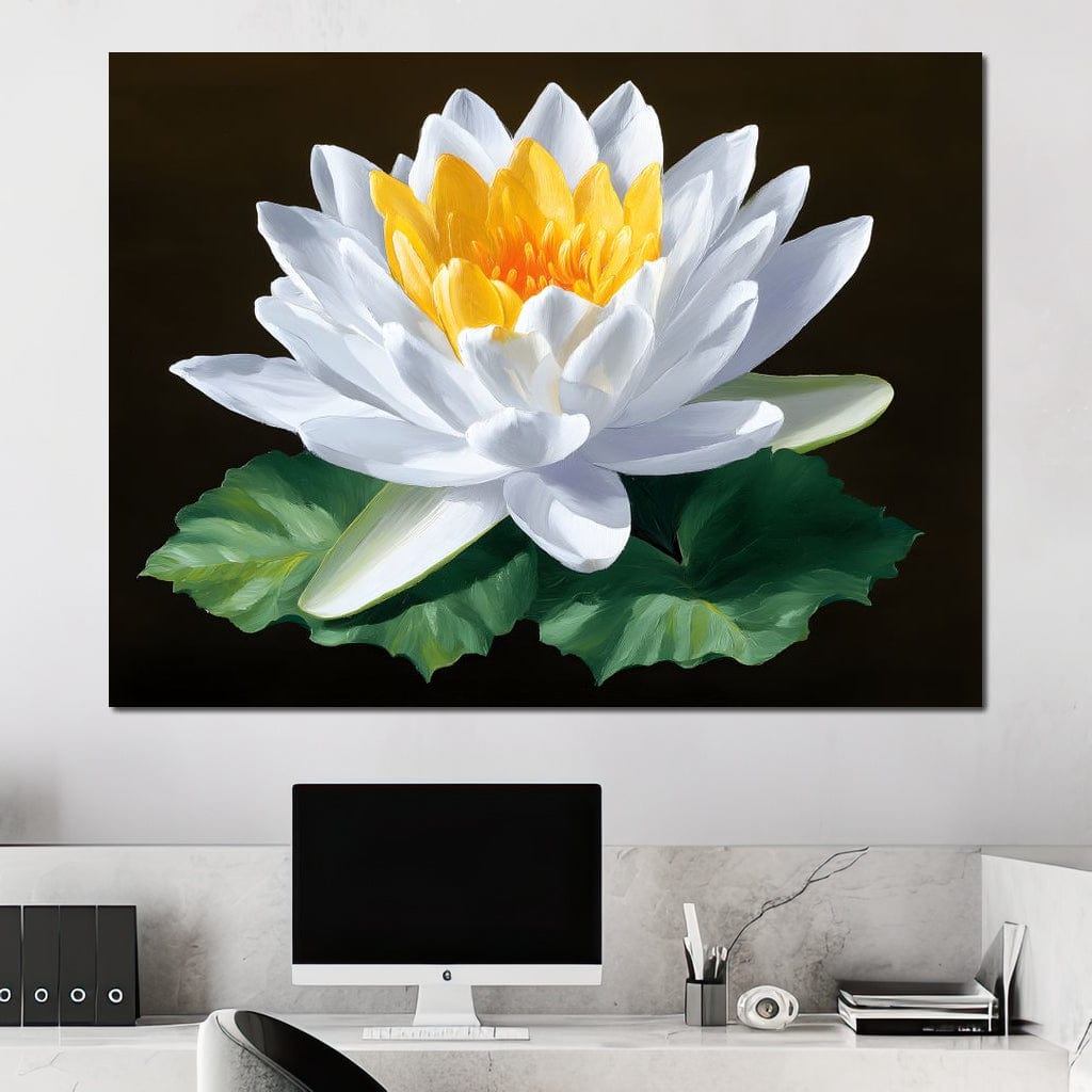 Radiant Petals Blossom Canvas Wall Art